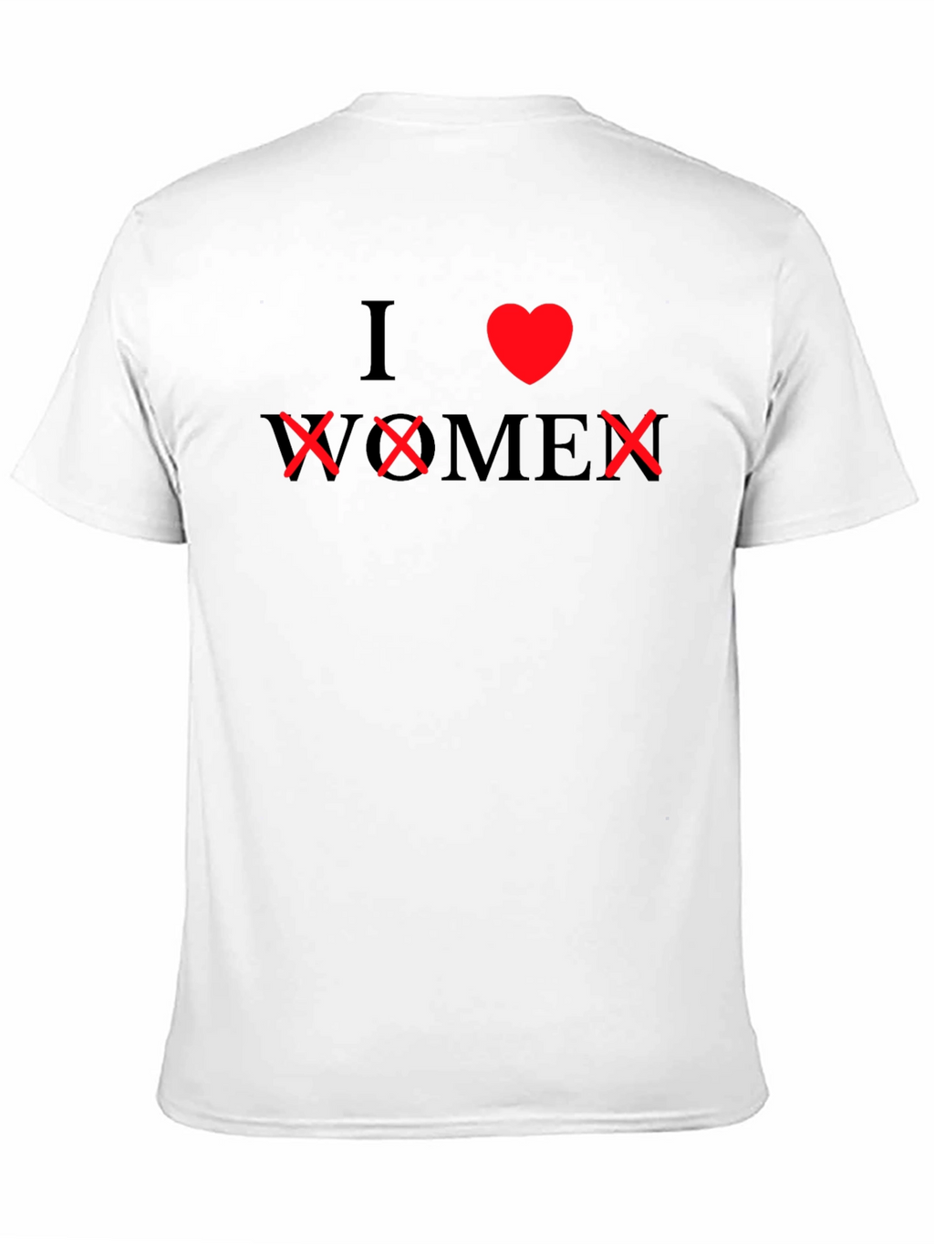 I Heart XX Men Black Graphic Tee Novelty