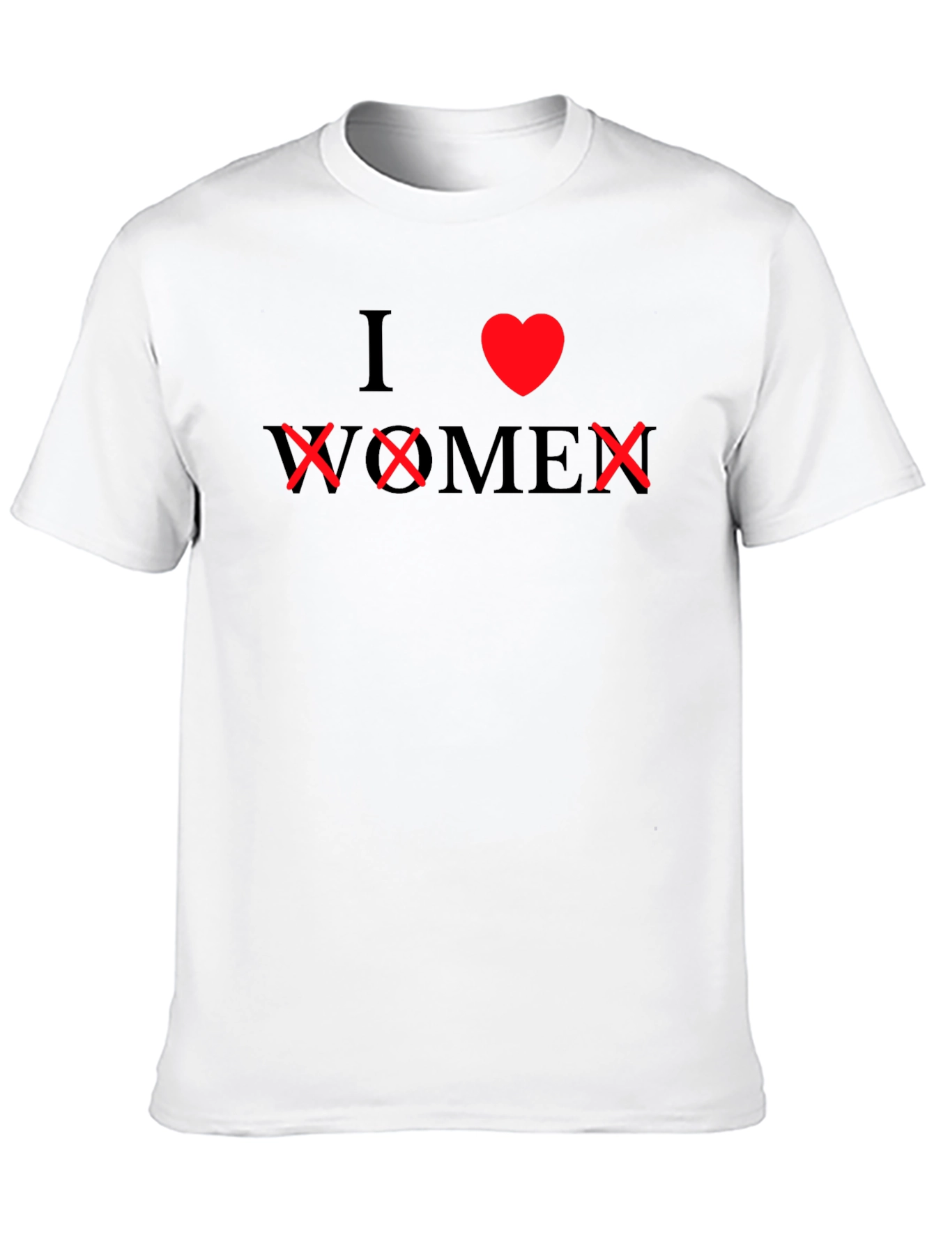 I Heart XX Men Black Graphic Tee Novelty