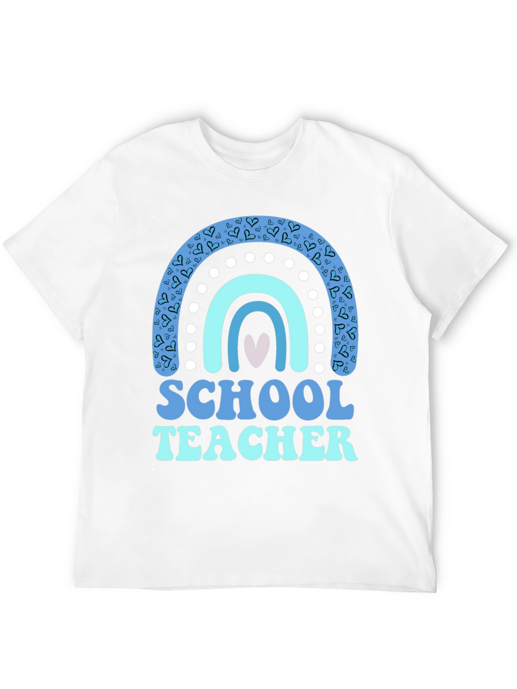 School Teacher Rainbow Graphic T-Shirt