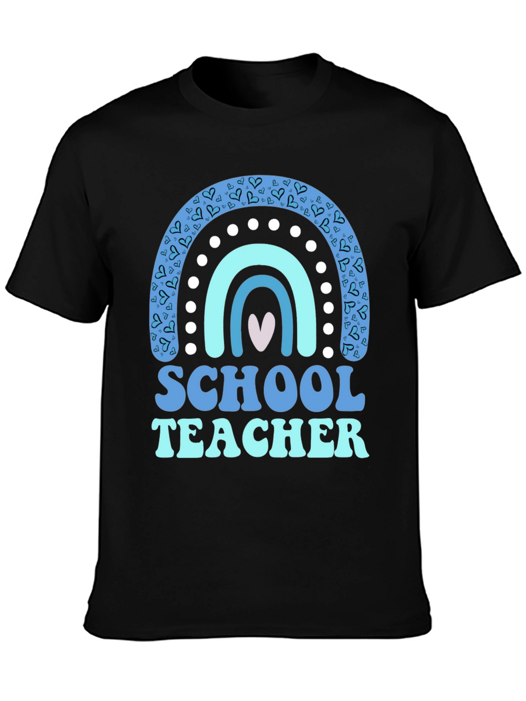School Teacher Rainbow Graphic T-Shirt