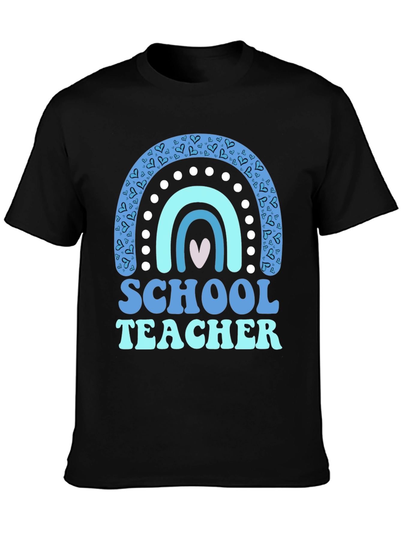 School Teacher Rainbow Graphic T-Shirt