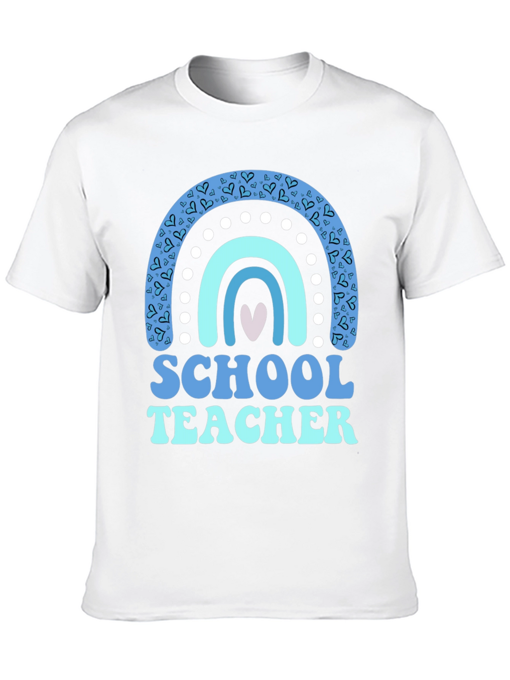 School Teacher Rainbow Graphic T-Shirt