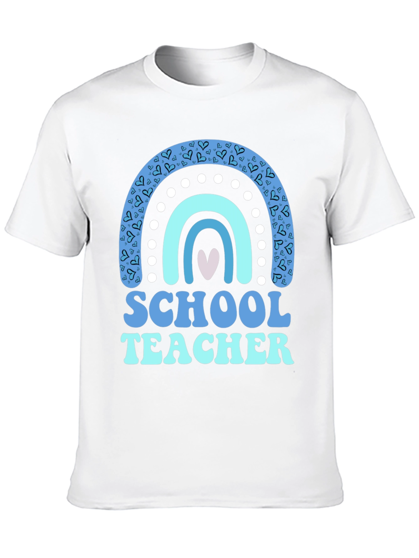 School Teacher Rainbow Graphic T-Shirt