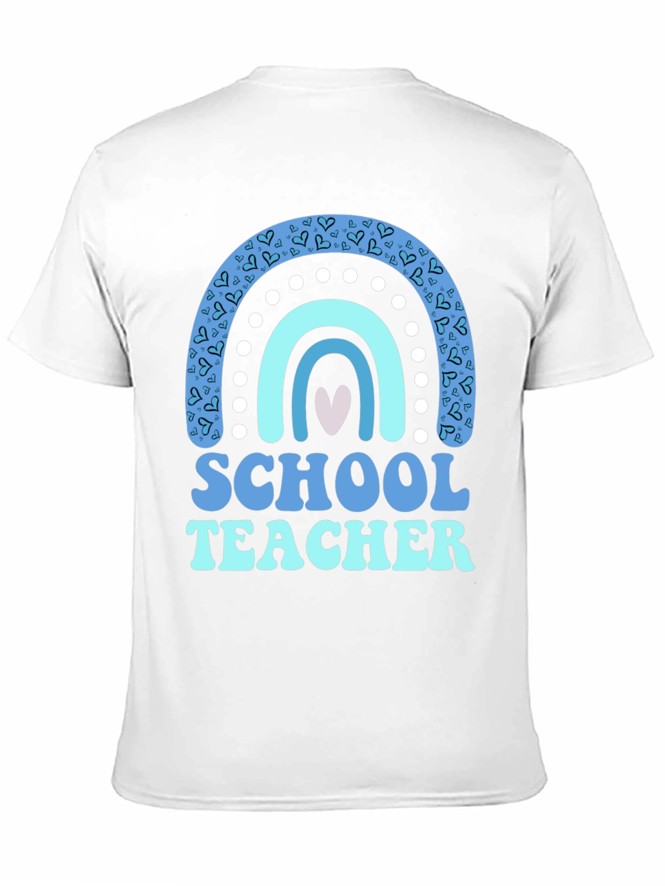 School Teacher Rainbow Graphic T-Shirt