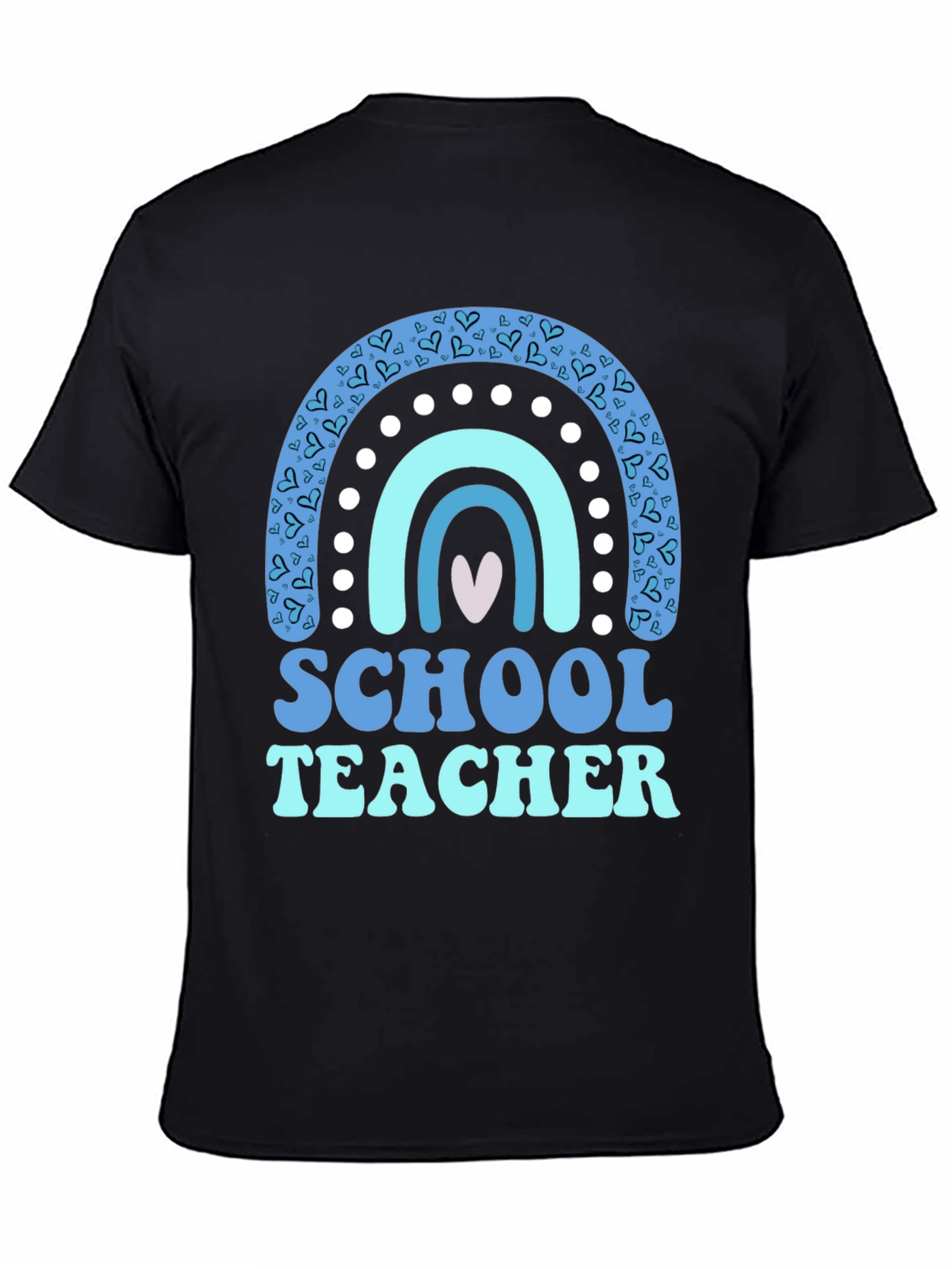 School Teacher Rainbow Graphic T-Shirt