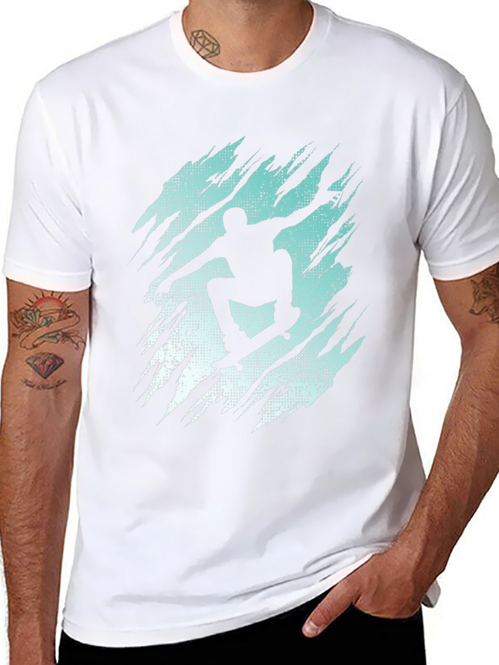 Skater Graphic Tee - Cool Streetwear Shirt
