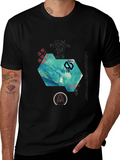 Abstract Graphic T-Shirt - Modern Urban Style
