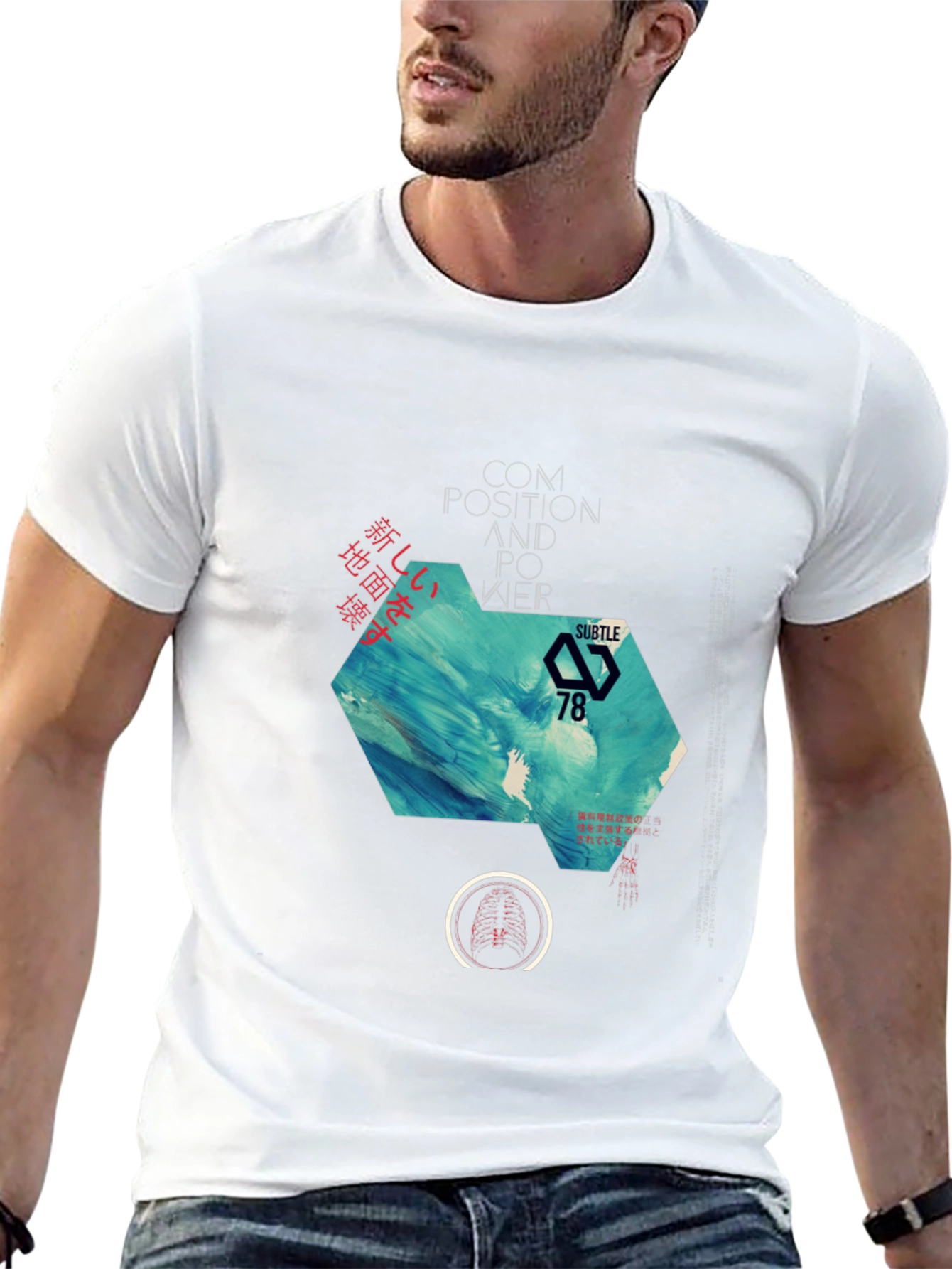 Abstract Graphic T-Shirt - Modern Urban Style