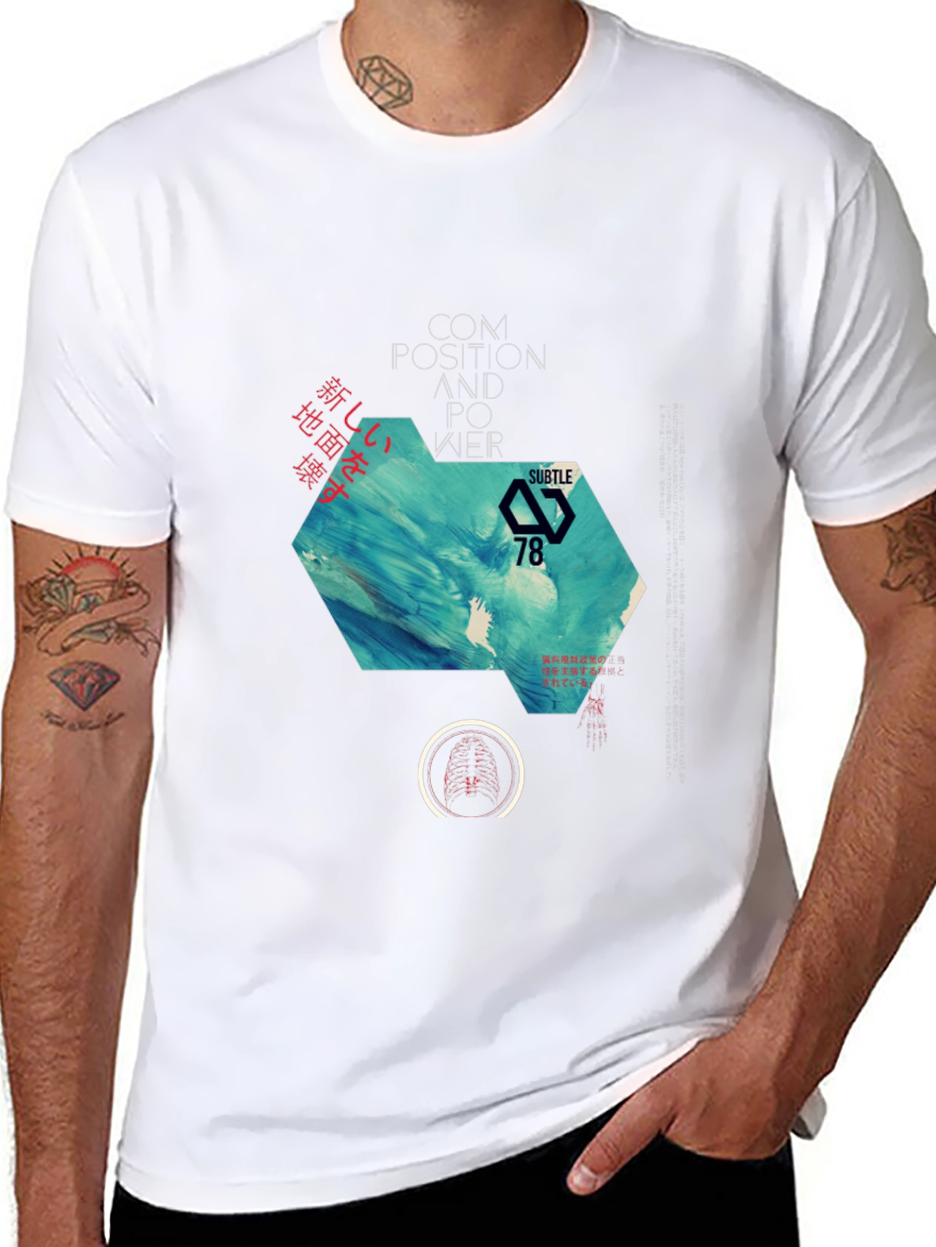 Abstract Graphic T-Shirt - Modern Urban Style