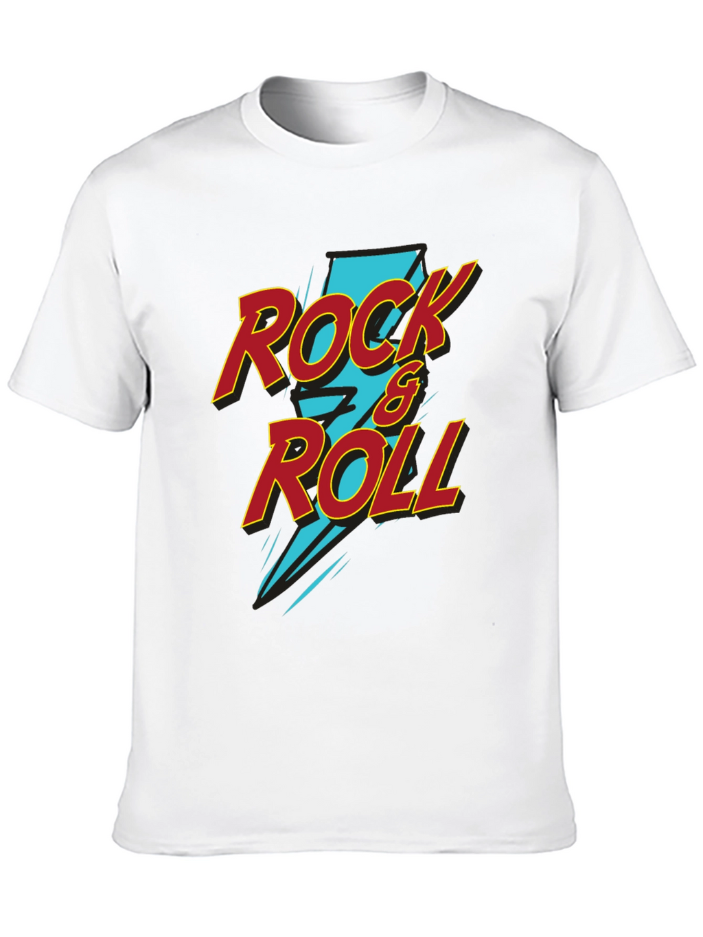 Rock & Roll Graphic Tee - Black