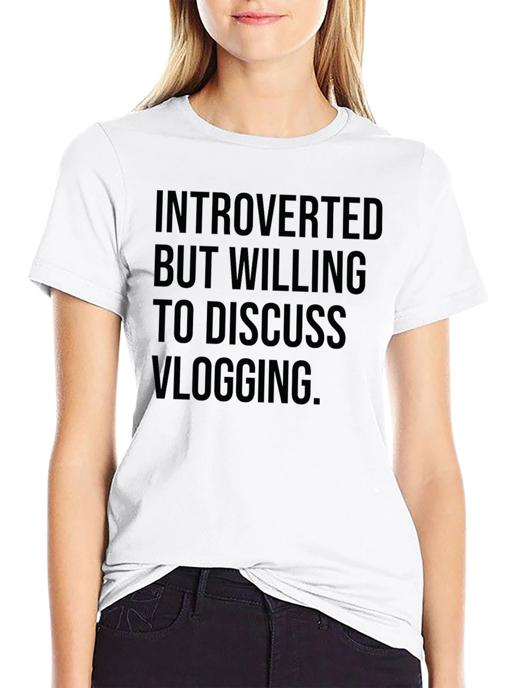 Introverted Vlogging T-Shirt
