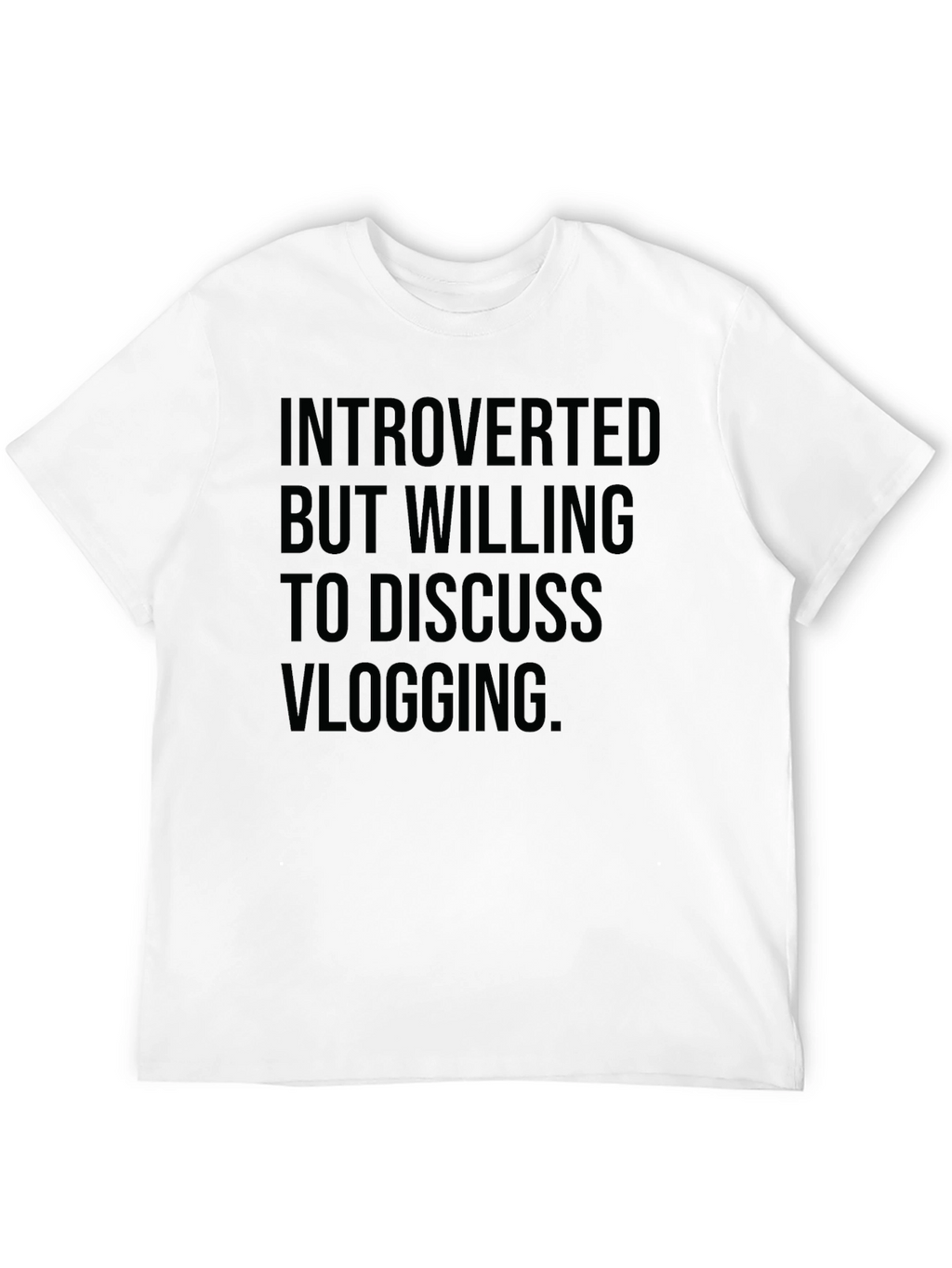 Introverted Vlogging T-Shirt
