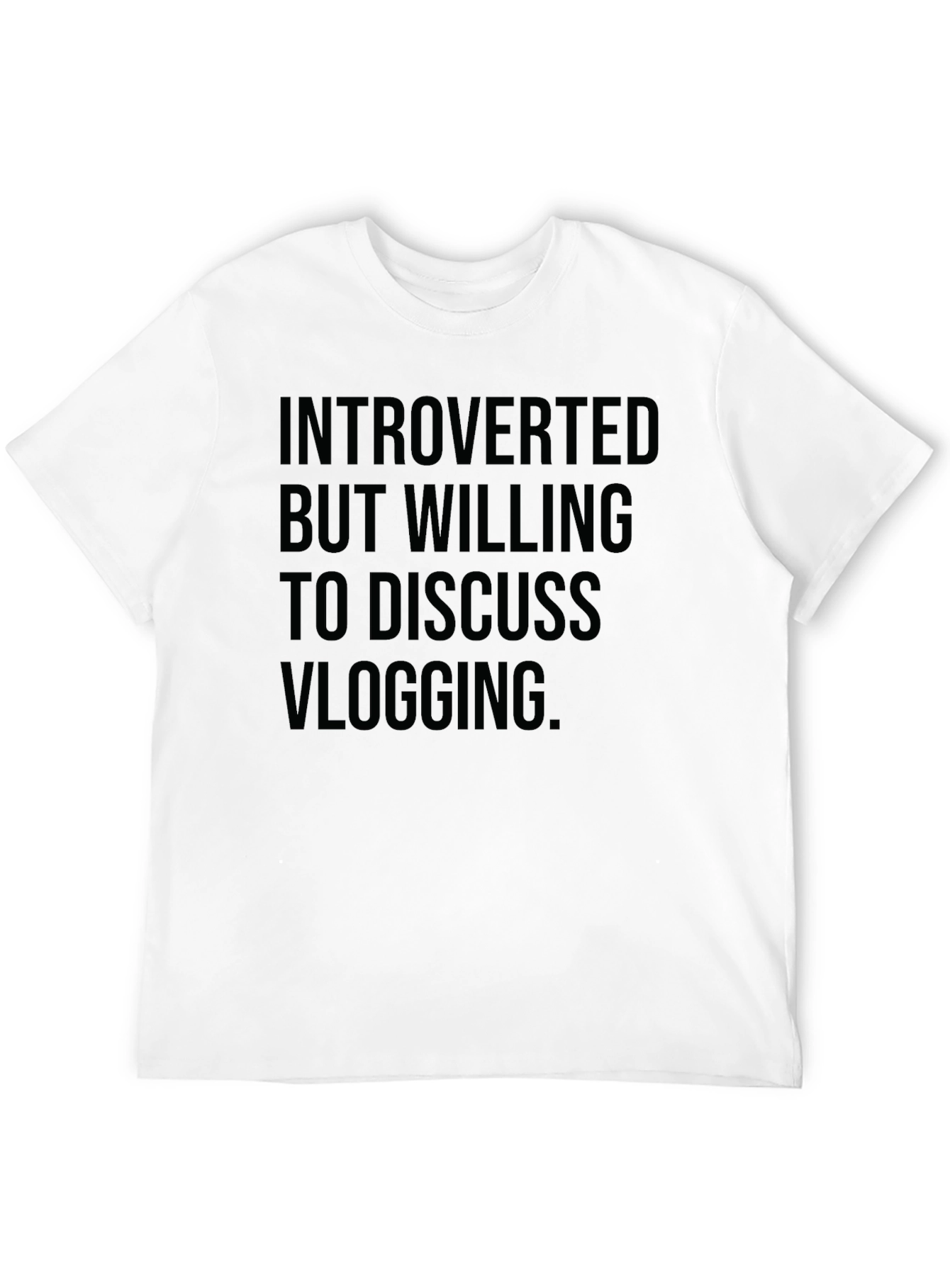 Introverted Vlogging T-Shirt