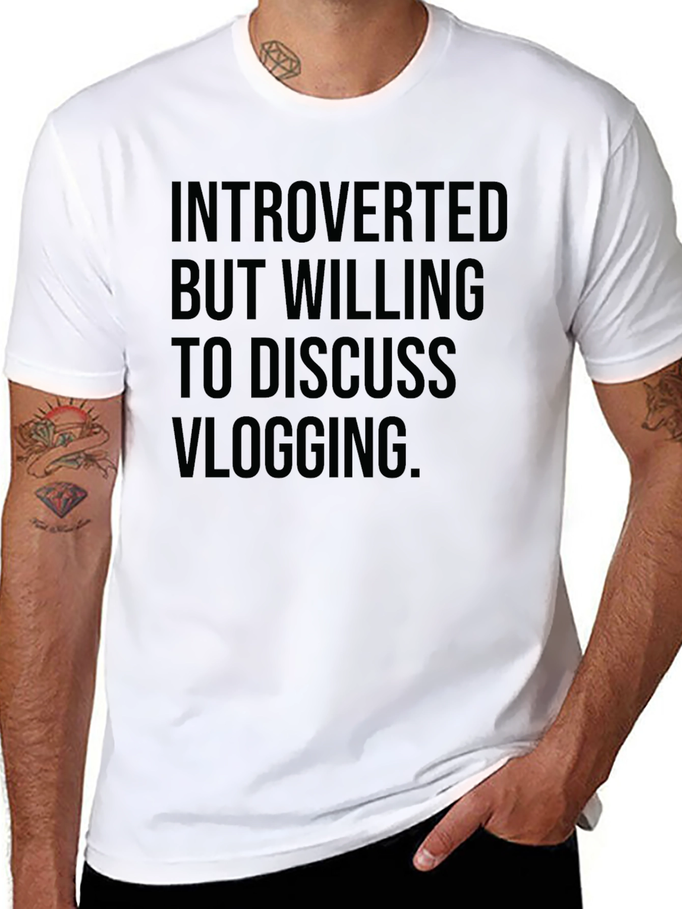 Introverted Vlogging T-Shirt