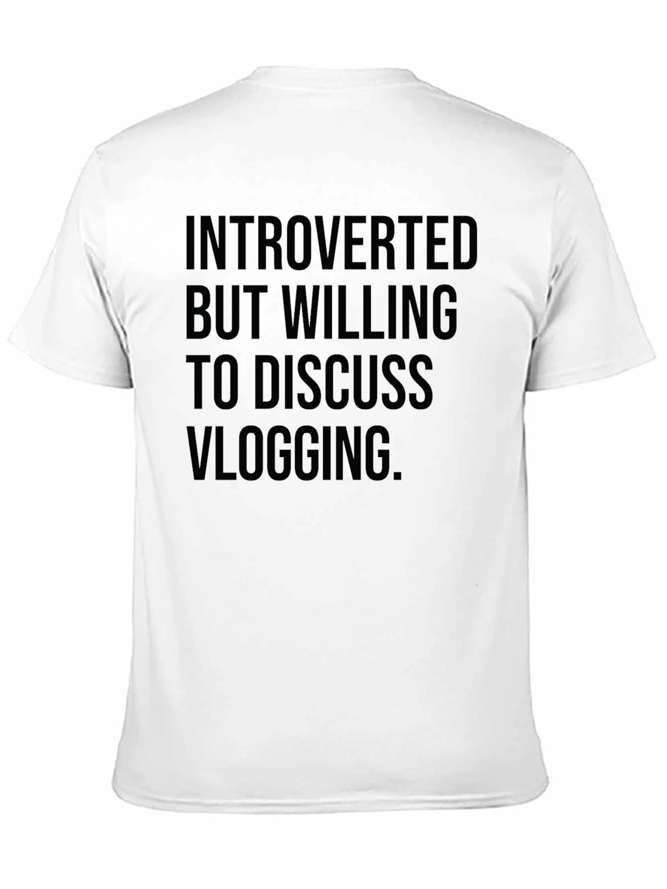 Introverted Vlogging T-Shirt