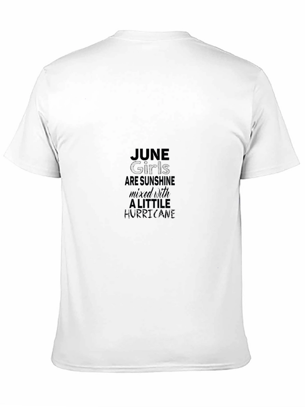 June Girls Sunshine Hurricane Black T-Shirt