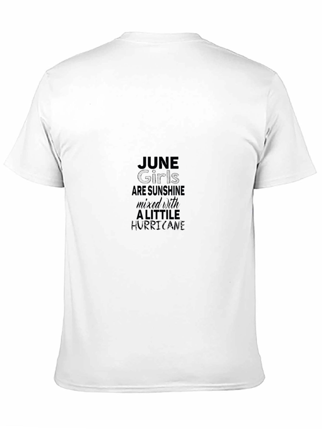 June Girls Sunshine Hurricane Black T-Shirt