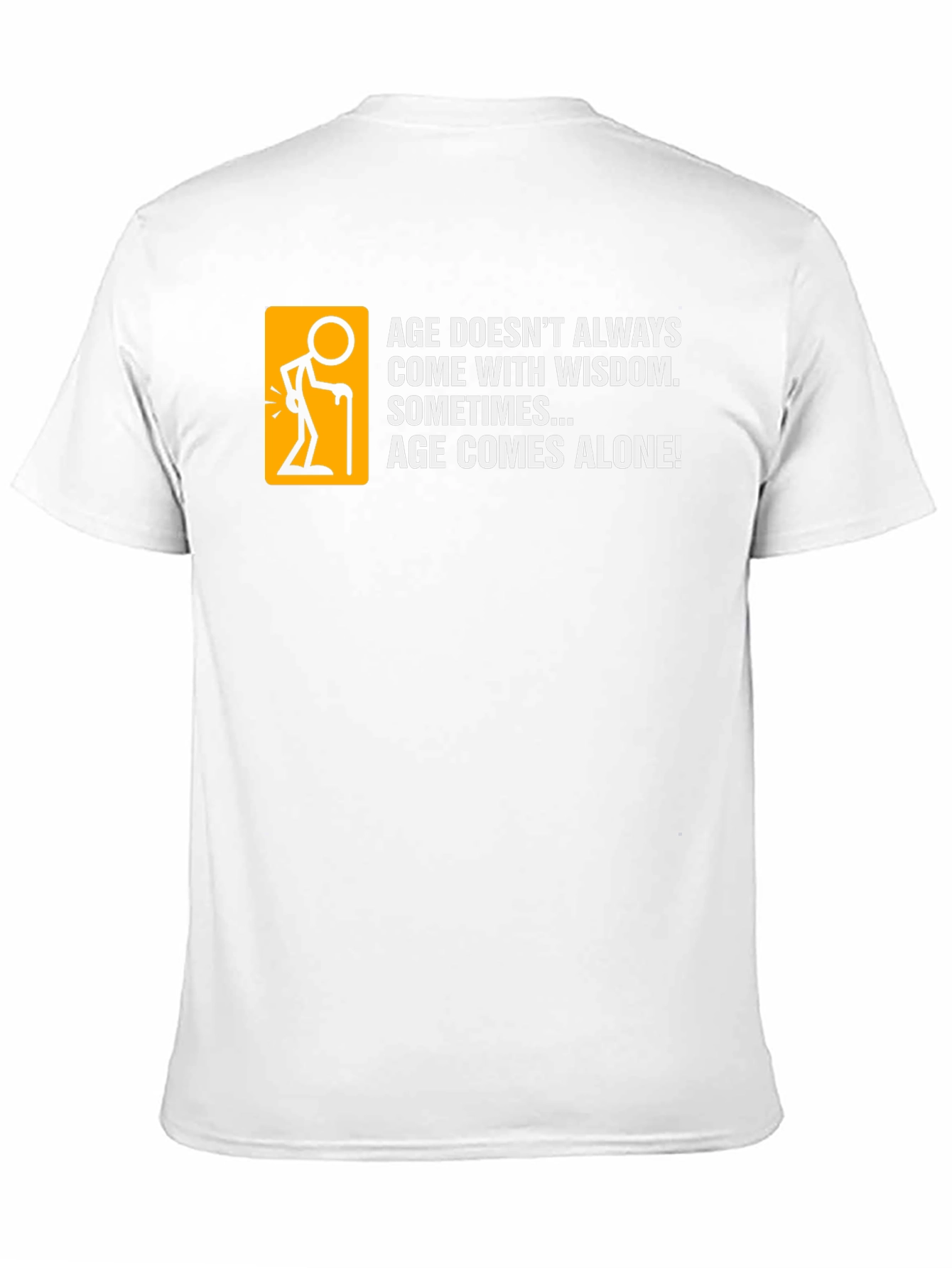 Age Comes Alone Black T-Shirt