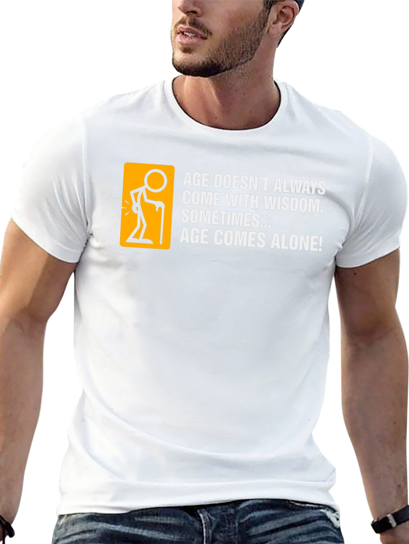 Age Comes Alone Black T-Shirt