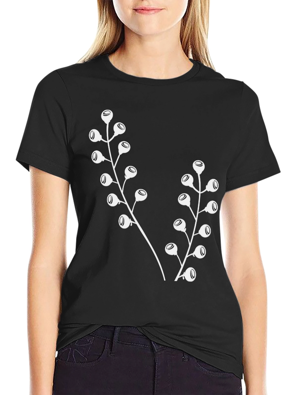 Botanical Black T-Shirt