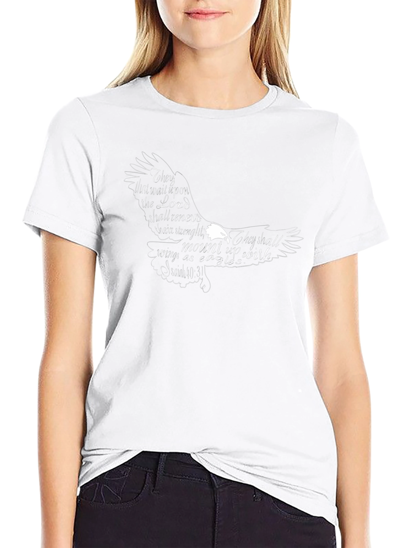 Eagle Wings Isaiah 40:31 T-Shirt