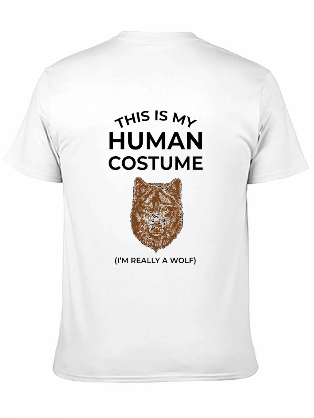 Human Costume Wolf T-Shirt