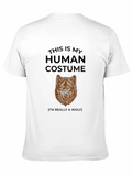 Human Costume Wolf T-Shirt