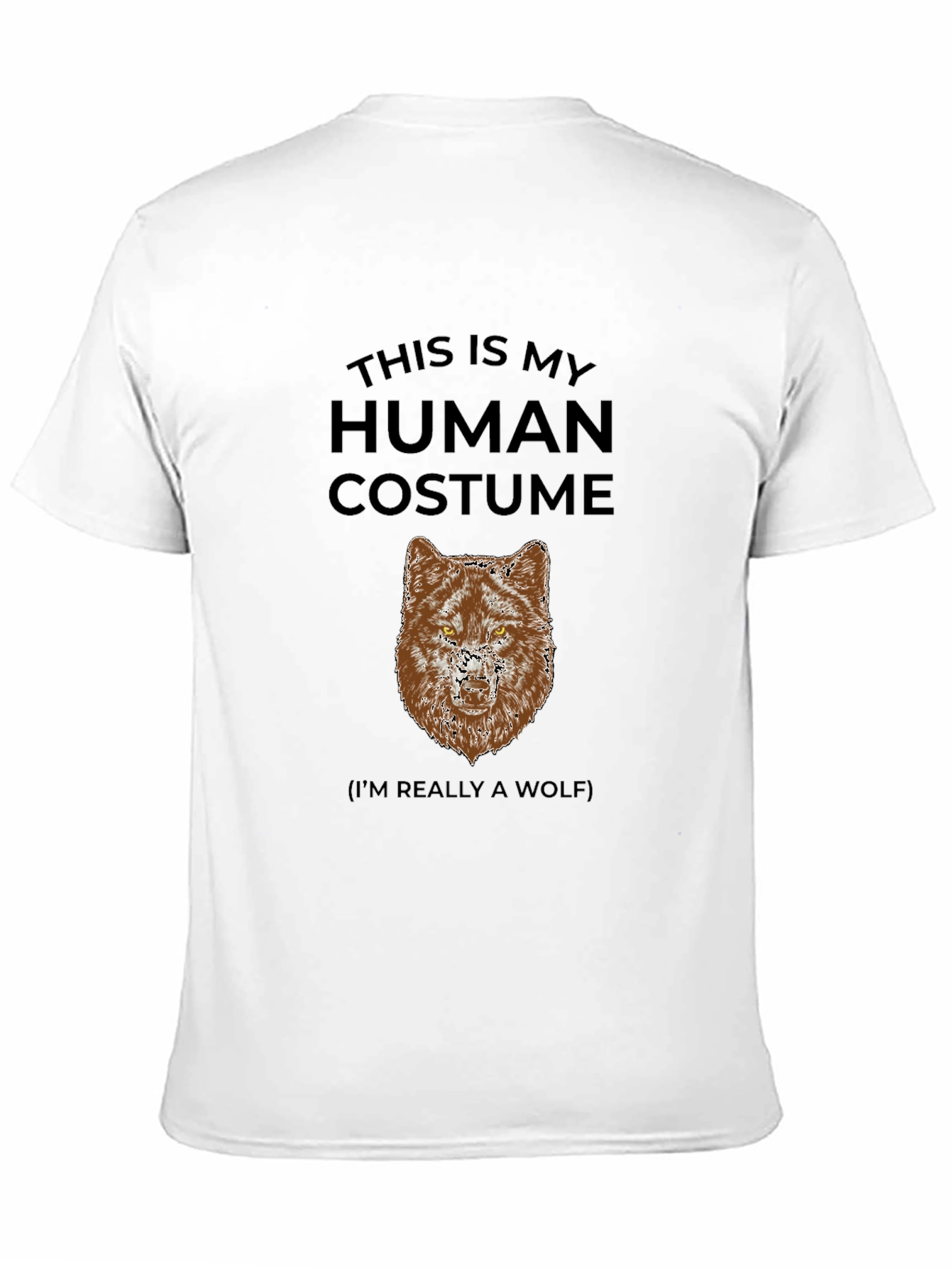 Human Costume Wolf T-Shirt