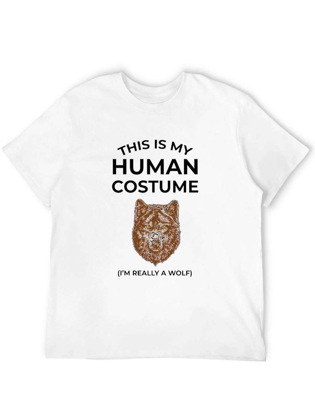 Human Costume Wolf T-Shirt