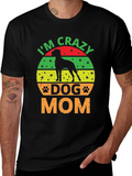 Crazy Dog Mom Tee - Dog Lover Shirt
