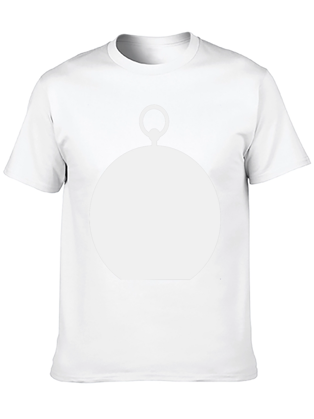 Modern Pocket Watch Graphic Tee - Black