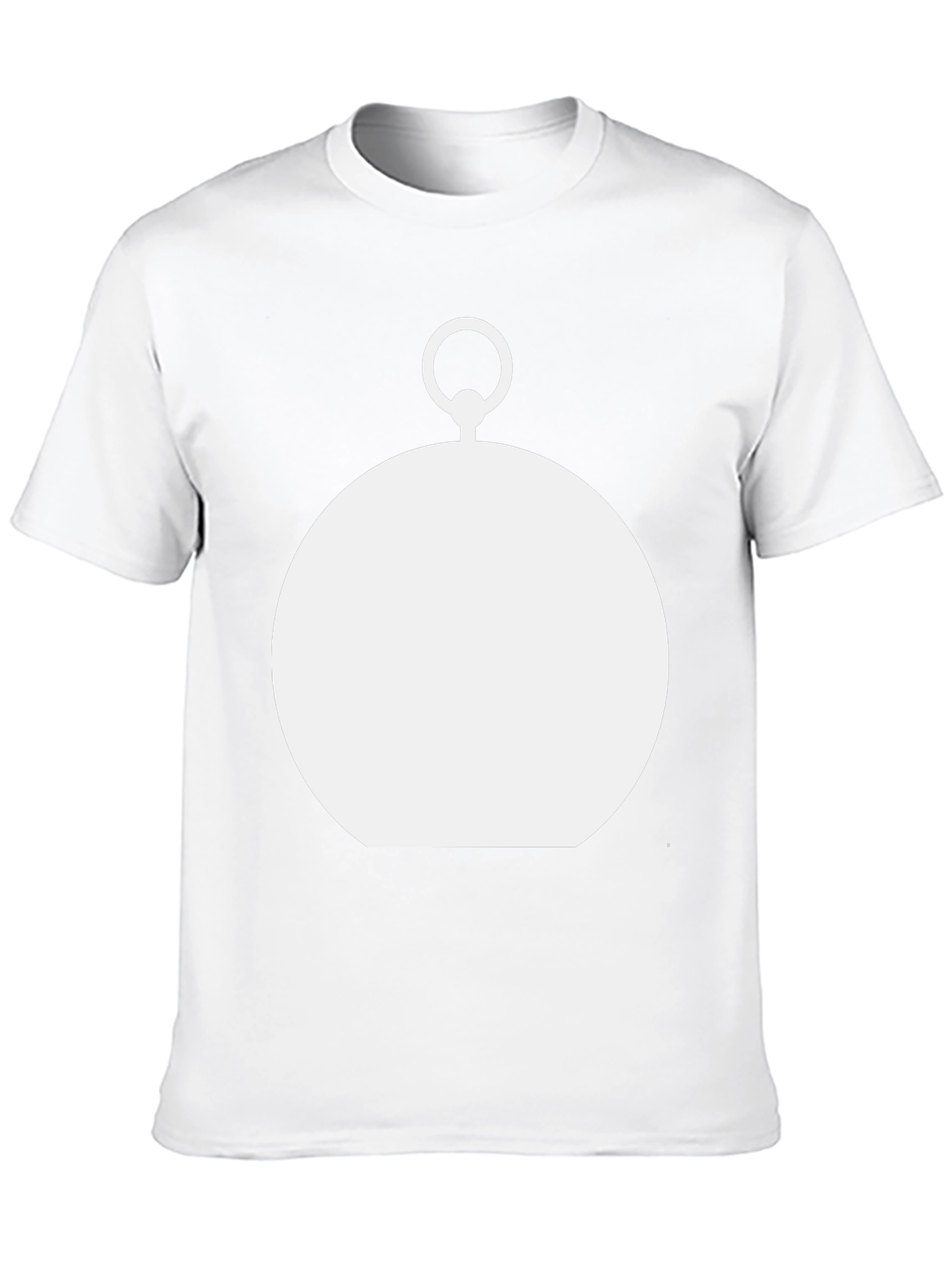 Modern Pocket Watch Graphic Tee - Black