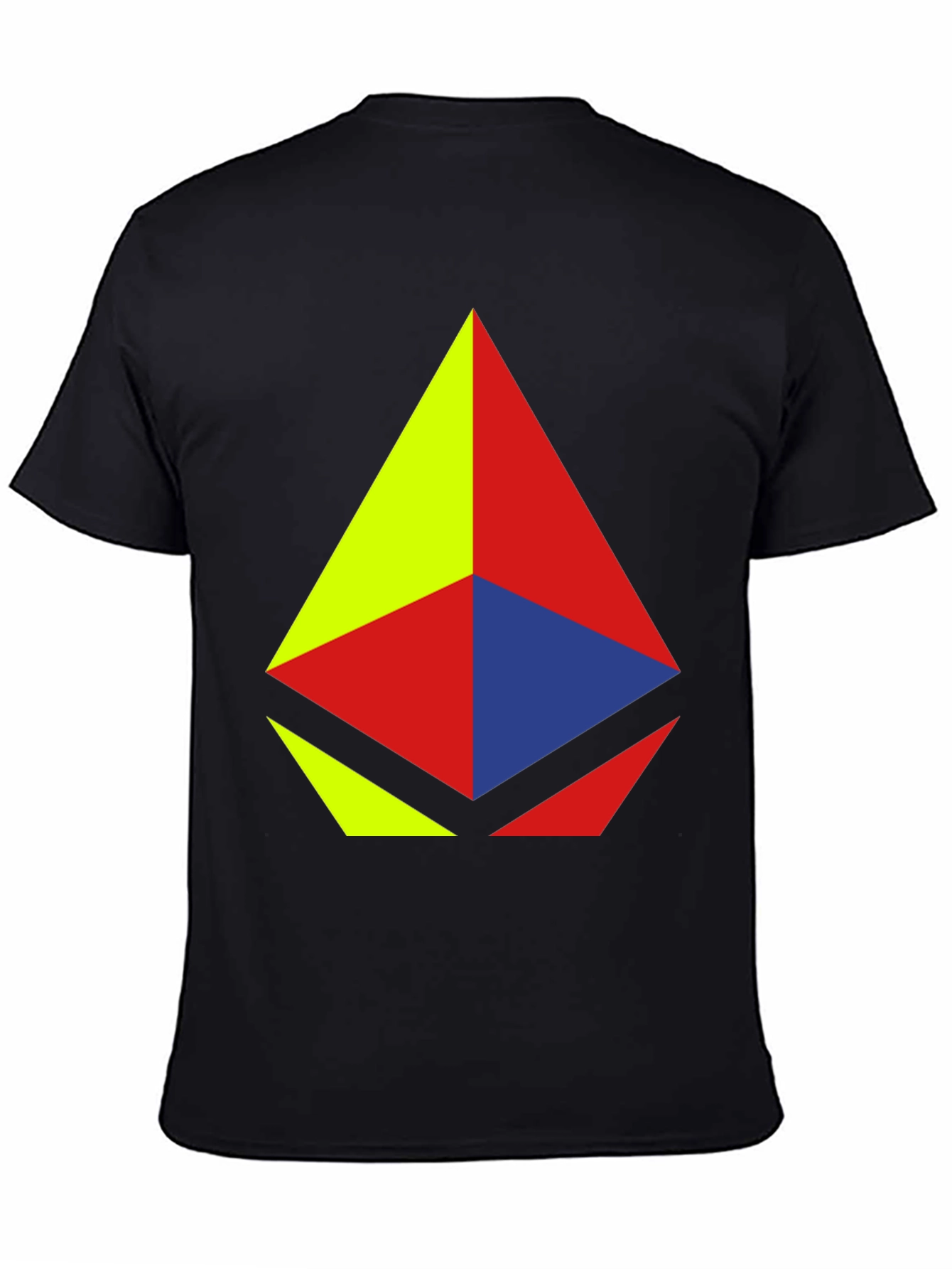 Abstract Geometric T-Shirt - Bold Colors Modern Design