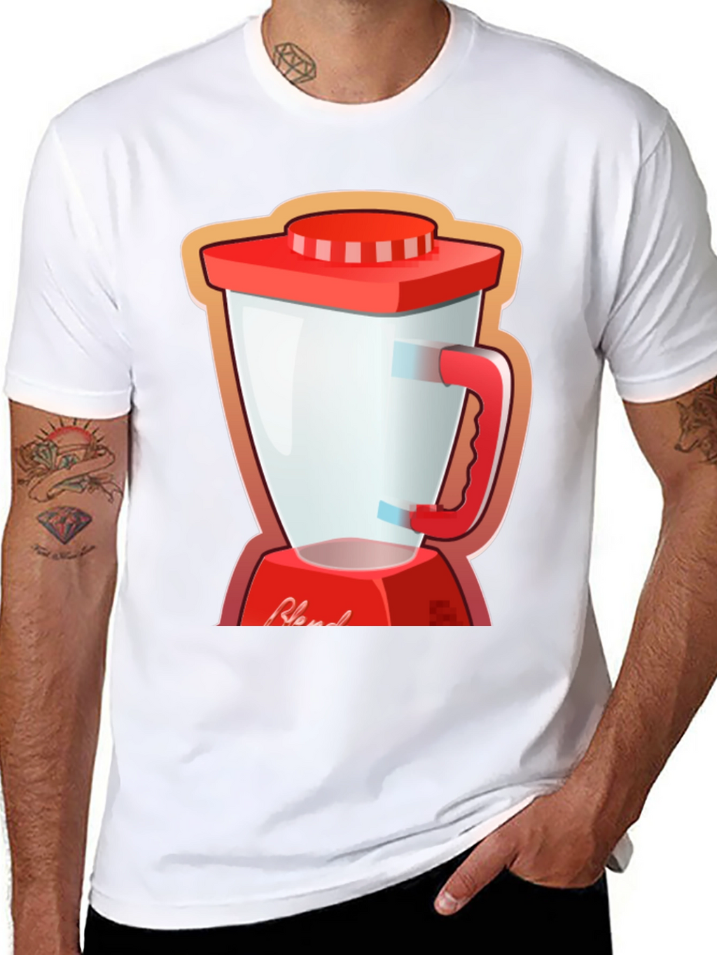 Blend Tee: Black T-Shirt with Blender Graphic
