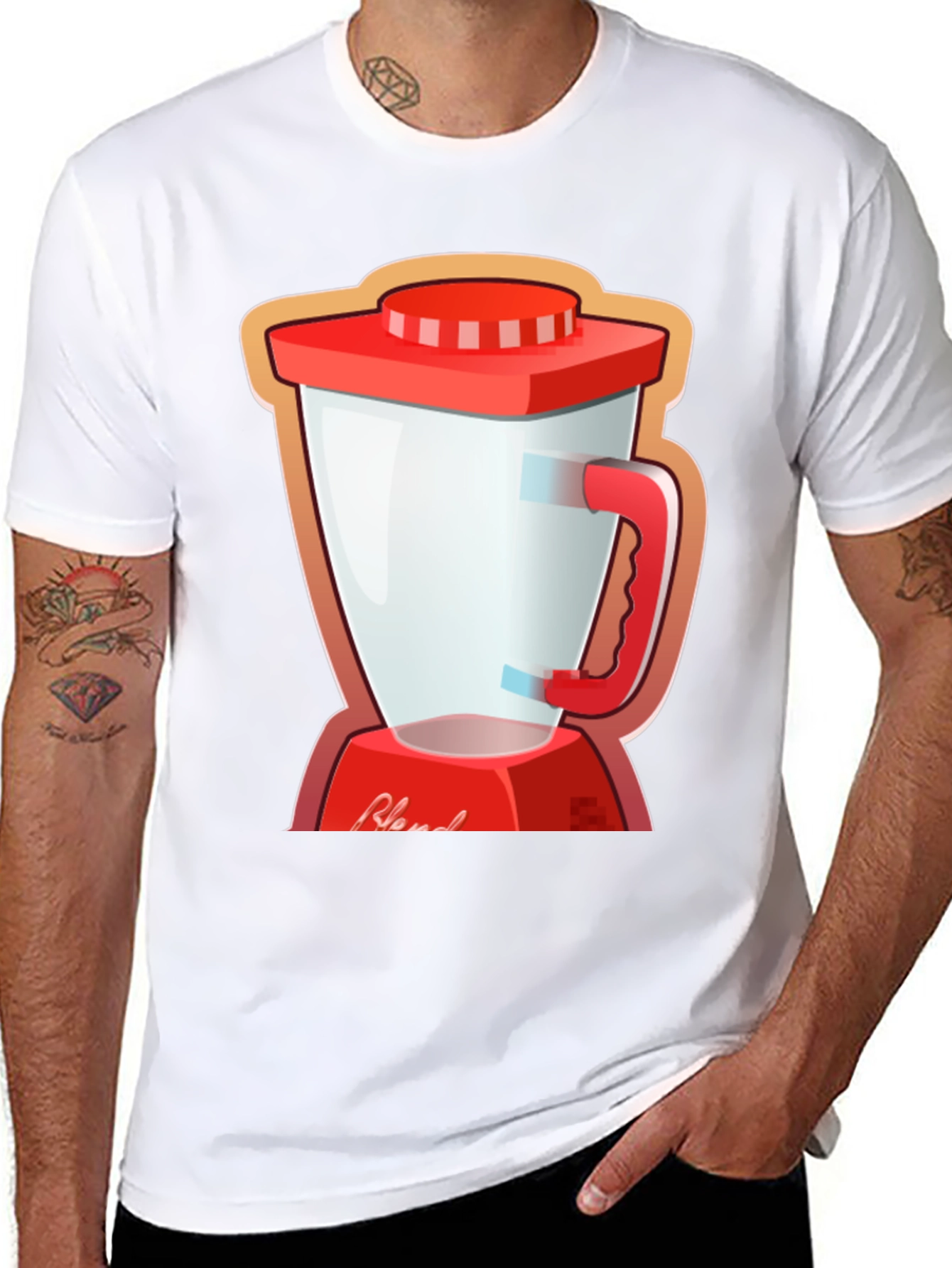 Blend Tee: Black T-Shirt with Blender Graphic