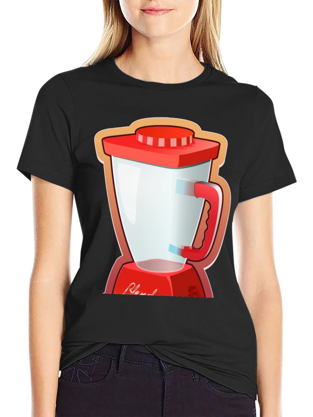 Blend Tee: Black T-Shirt with Blender Graphic