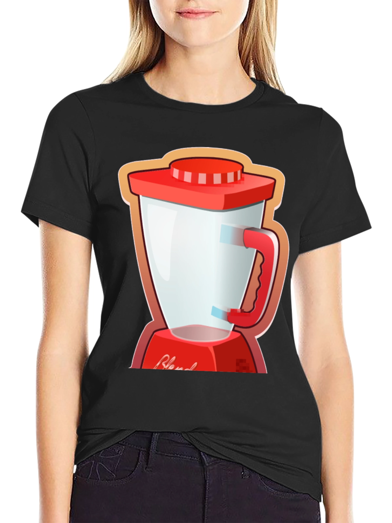 Blend Tee: Black T-Shirt with Blender Graphic