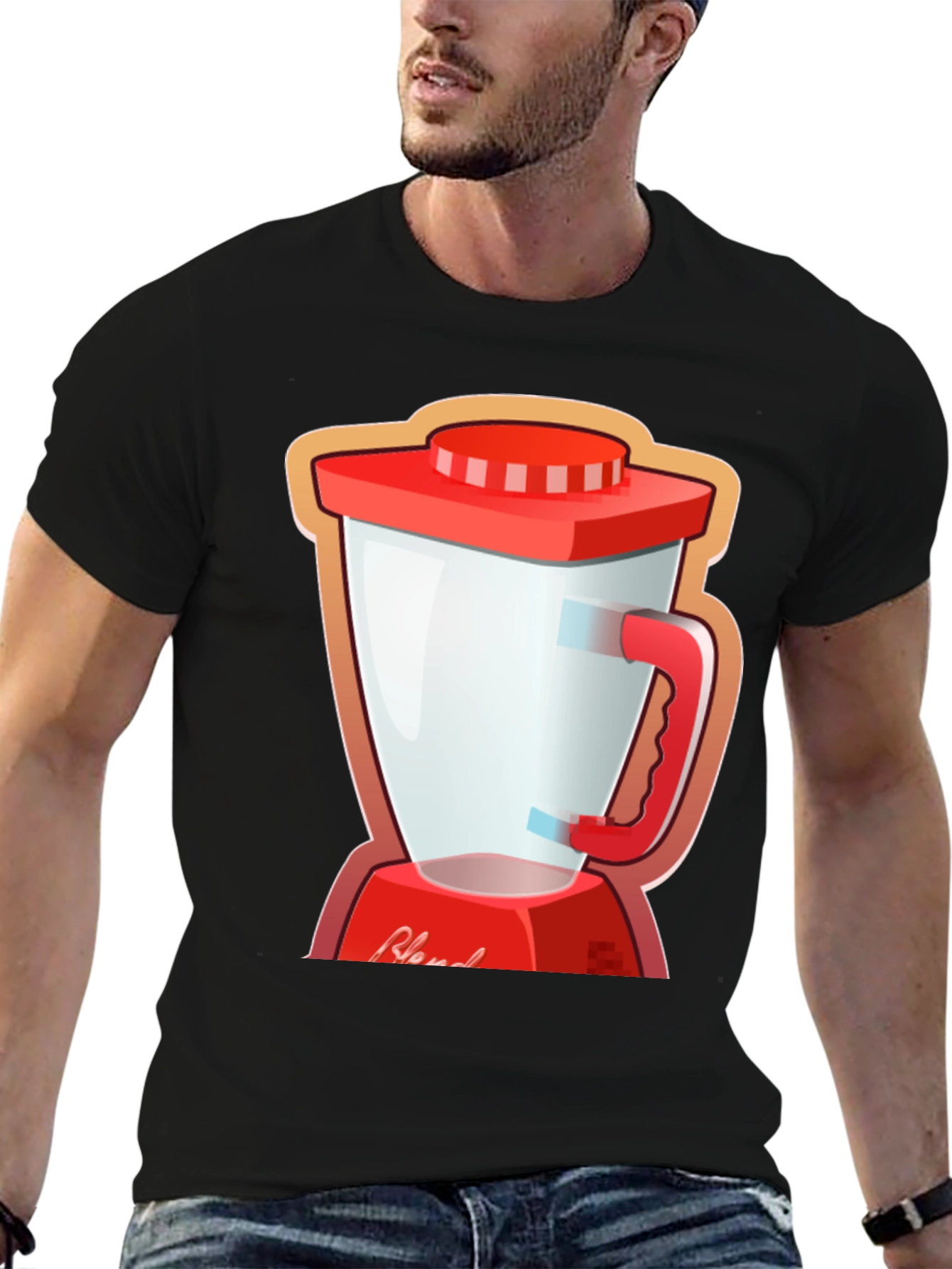 Blend Tee: Black T-Shirt with Blender Graphic