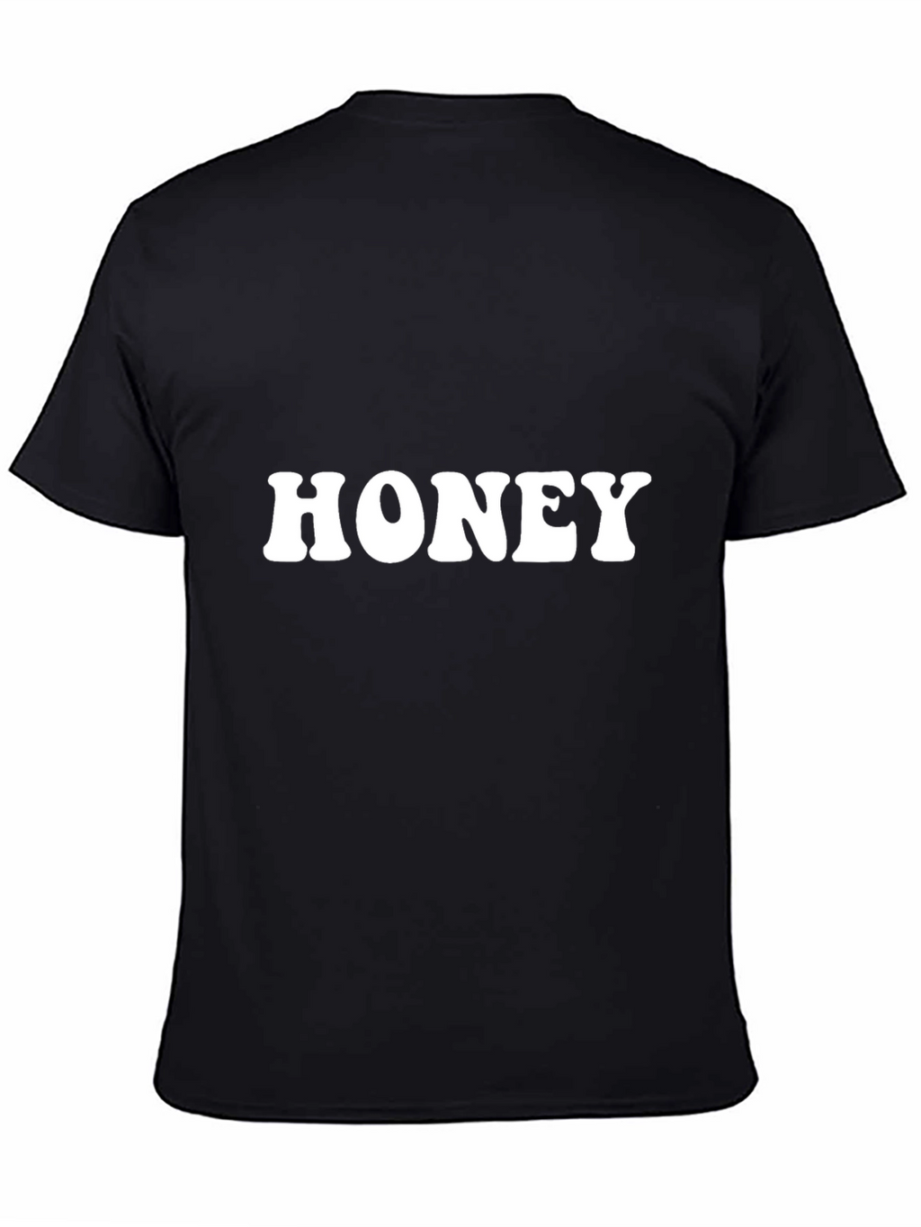 Honey Graphic Tee - Retro Style Black T-Shirt