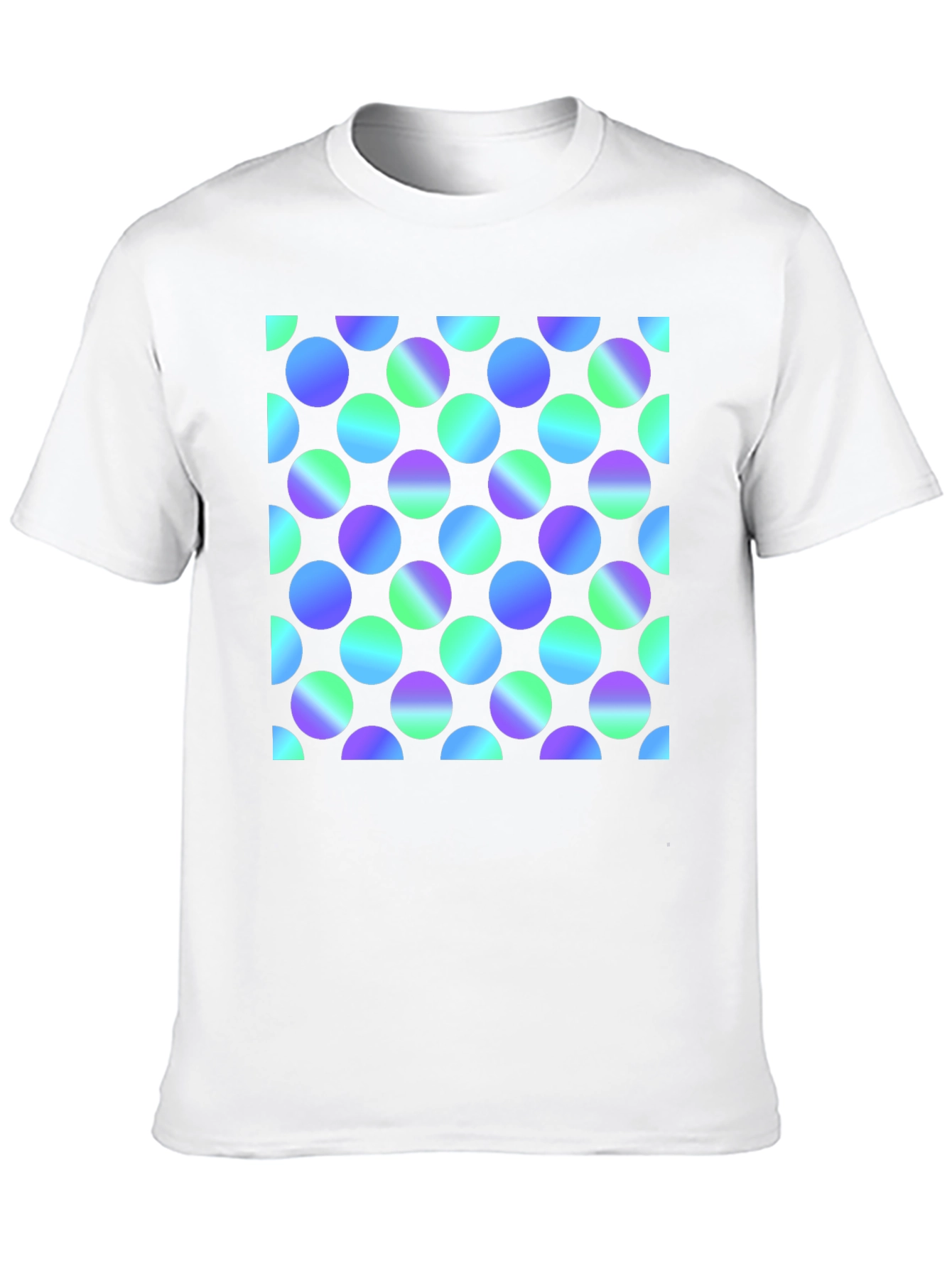 Retro Polka Dot Black T-Shirt