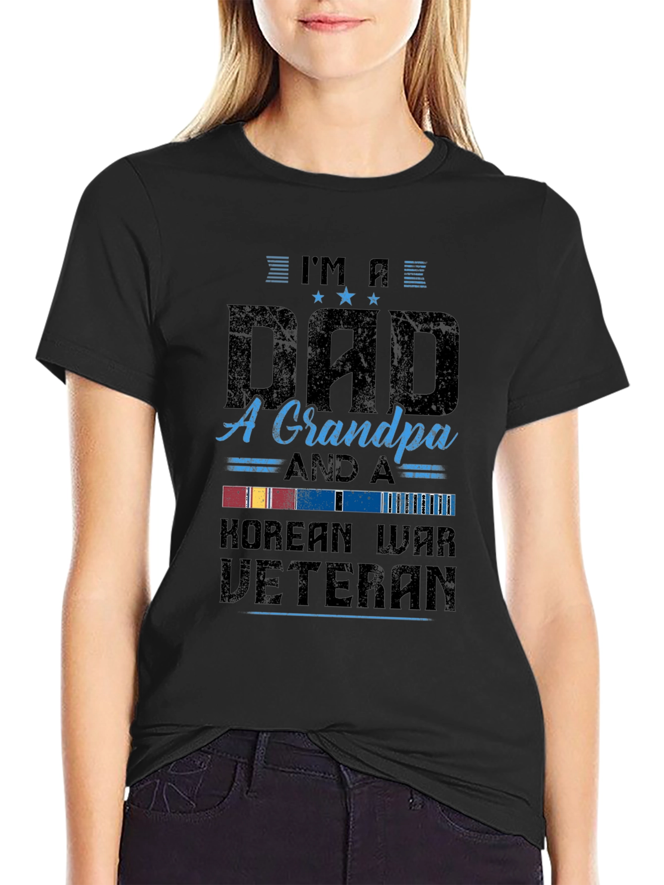 Im A Dad A Grandpa Korean War Veteran T-Shirt