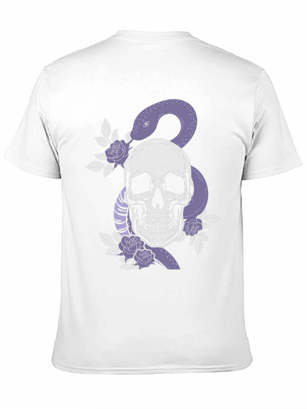 Skull & Snake Graphic Tee - Edgy Fashion