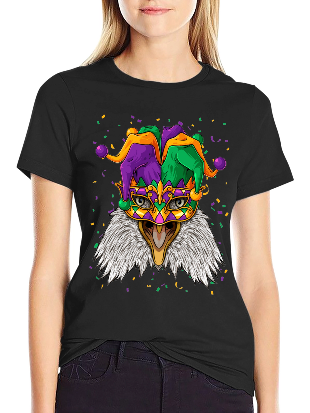Mardi Gras Eagle T-Shirt