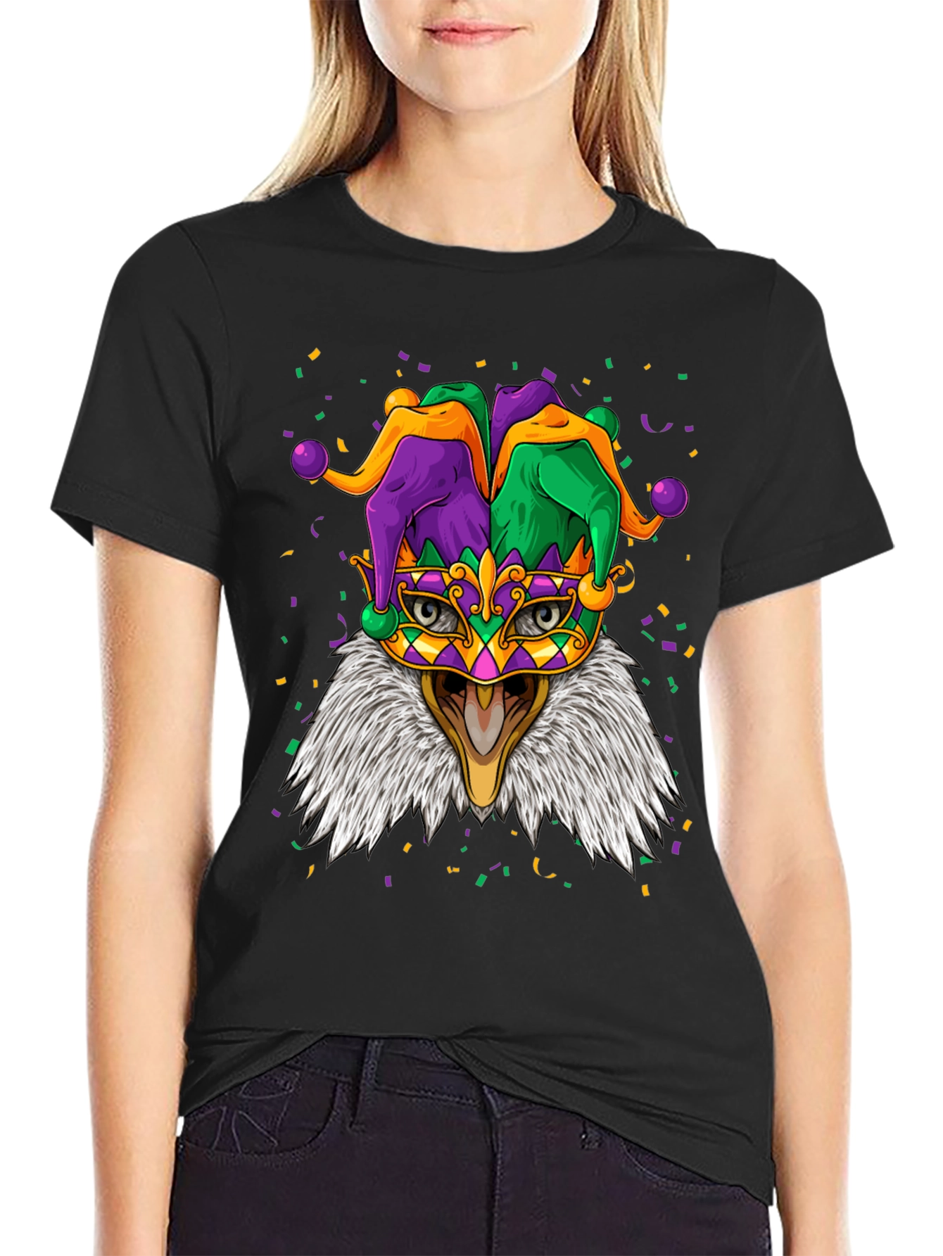 Mardi Gras Eagle T-Shirt