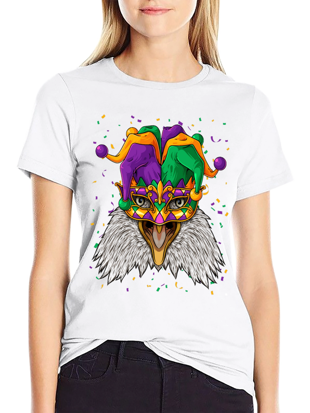 Mardi Gras Eagle T-Shirt