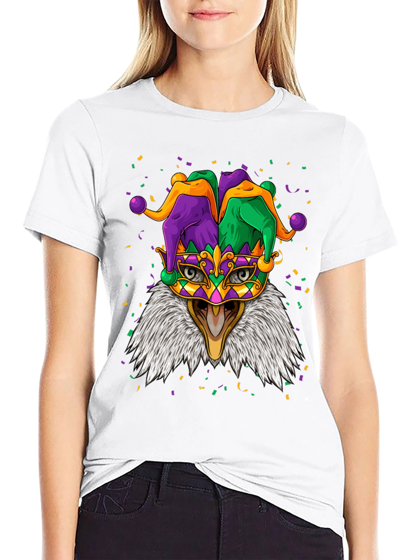 Mardi Gras Eagle T-Shirt