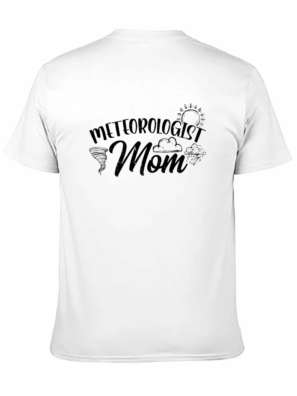 Meteorologist Mom Black T-Shirt
