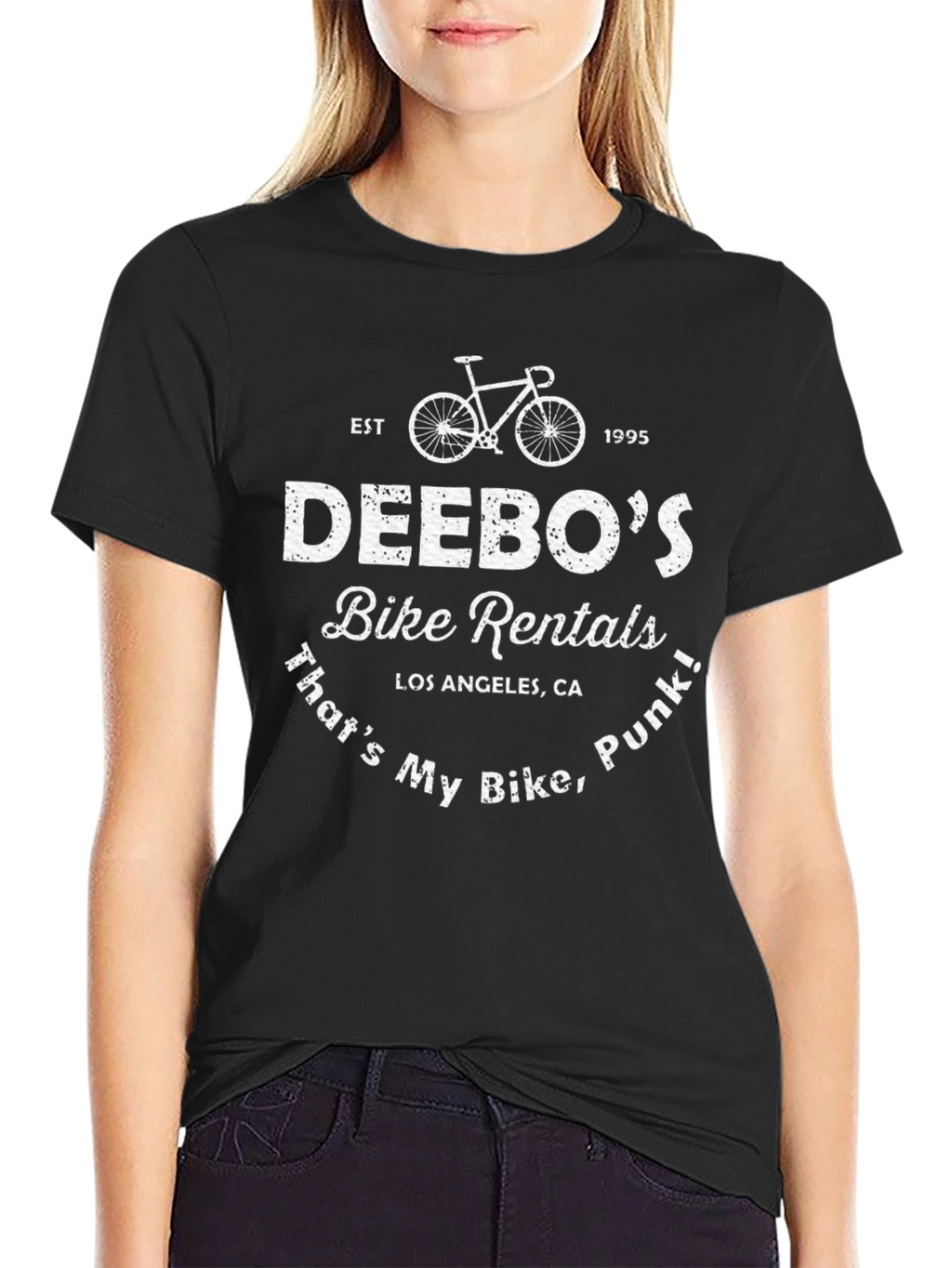 Deebos Bike Rentals T-Shirt - Thats My Bike Punk!