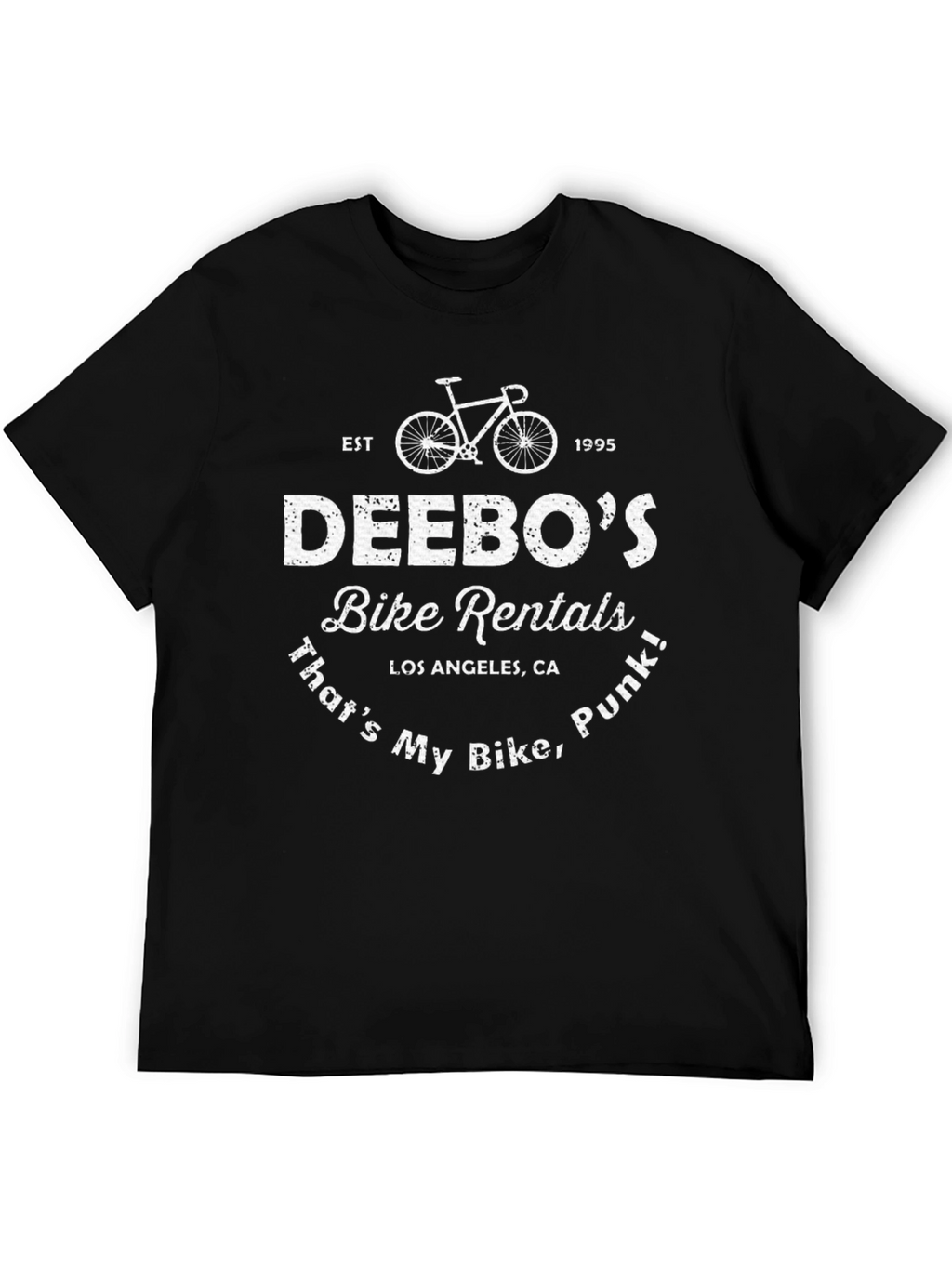 Deebos Bike Rentals T-Shirt - Thats My Bike Punk!