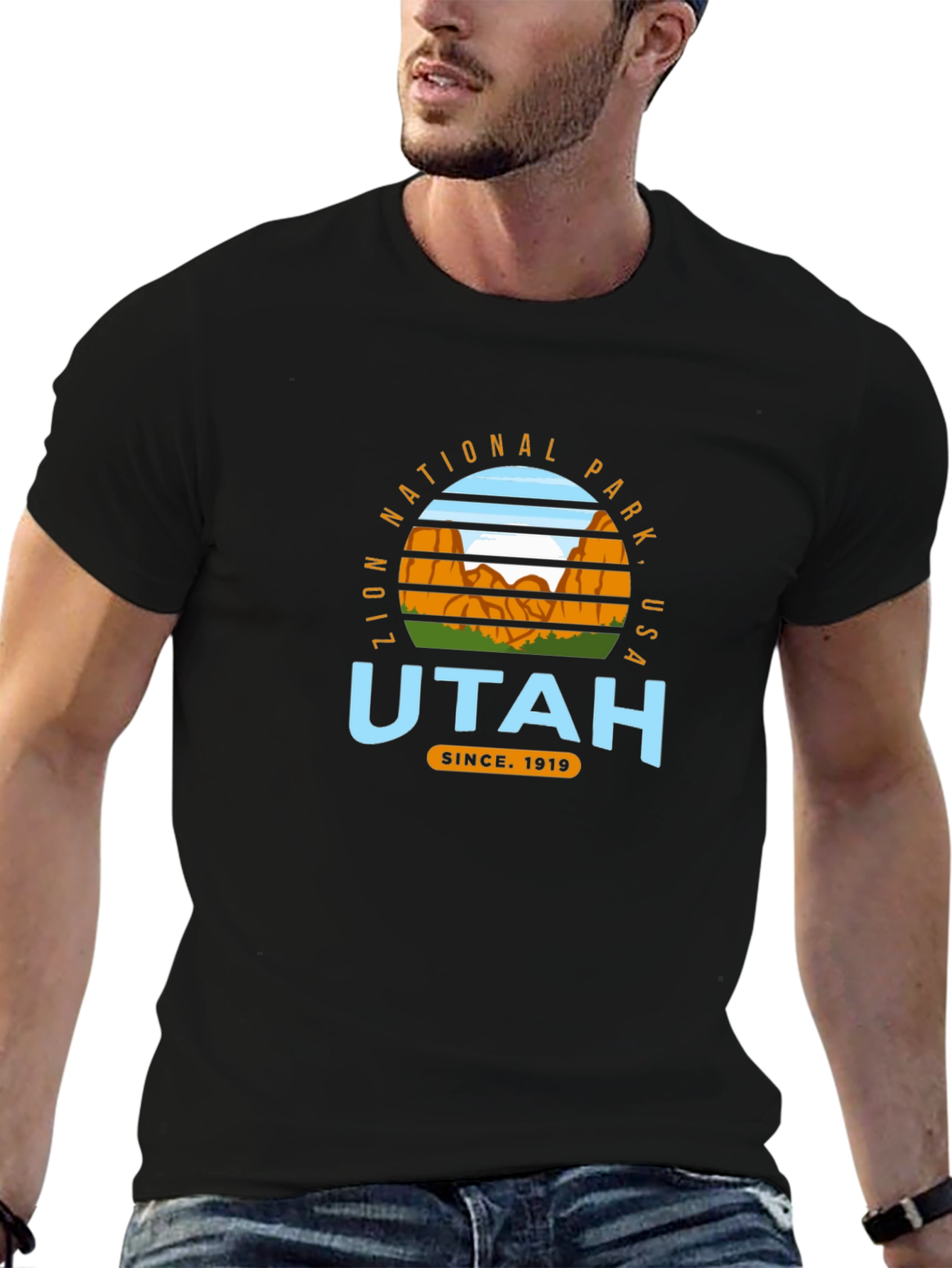 Zion National Park Utah Tee - Vintage Style